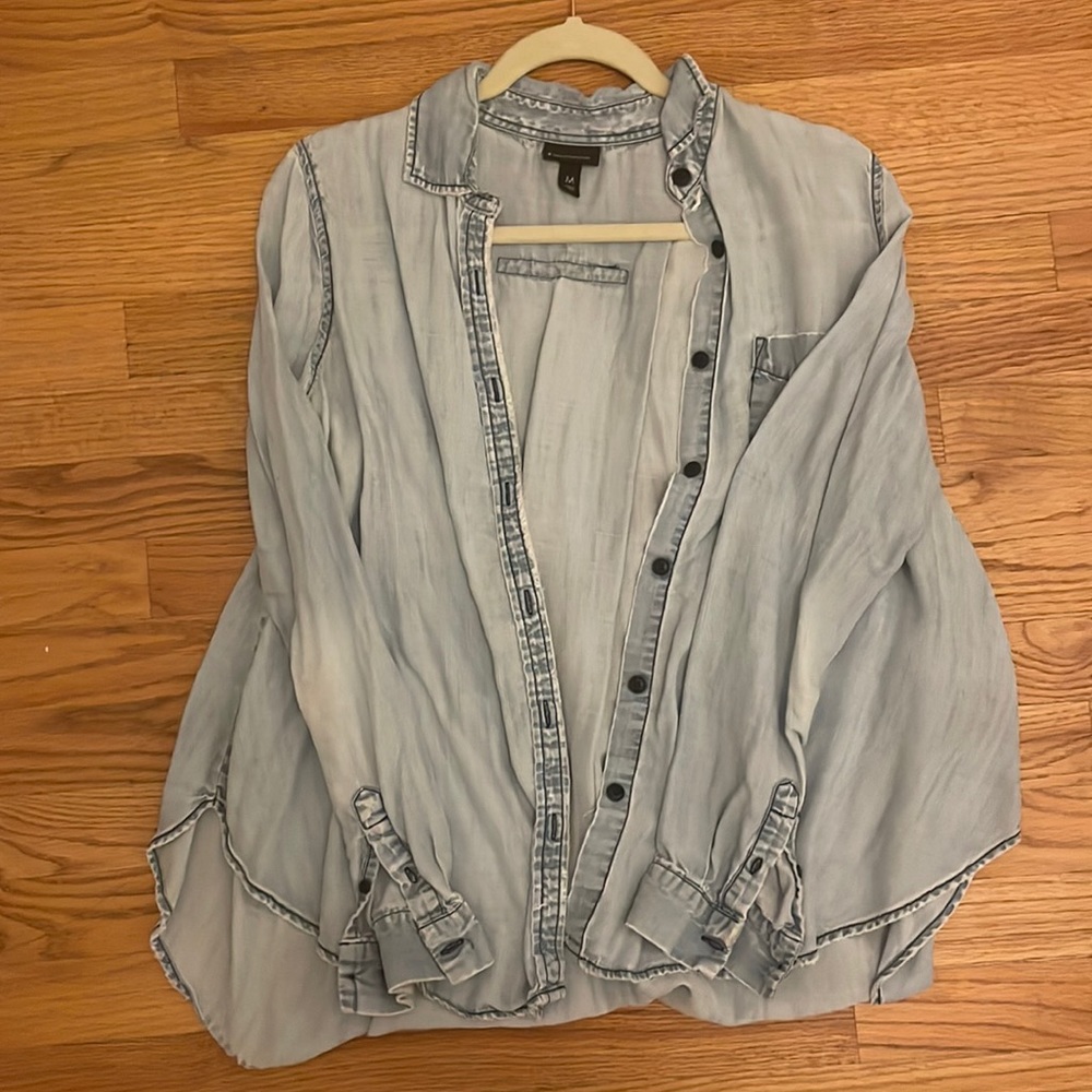 Who What Wear for Target denim shirt. Gently used, normal signs of wear